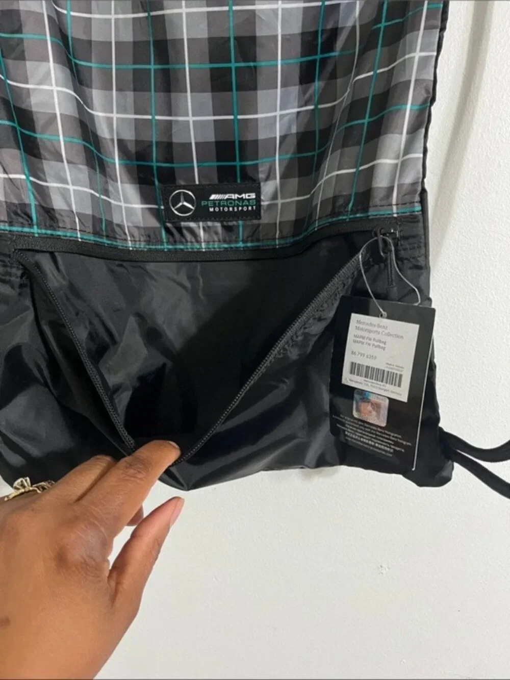 Mercedes AMG Petronas F1 Drawstring Backpack